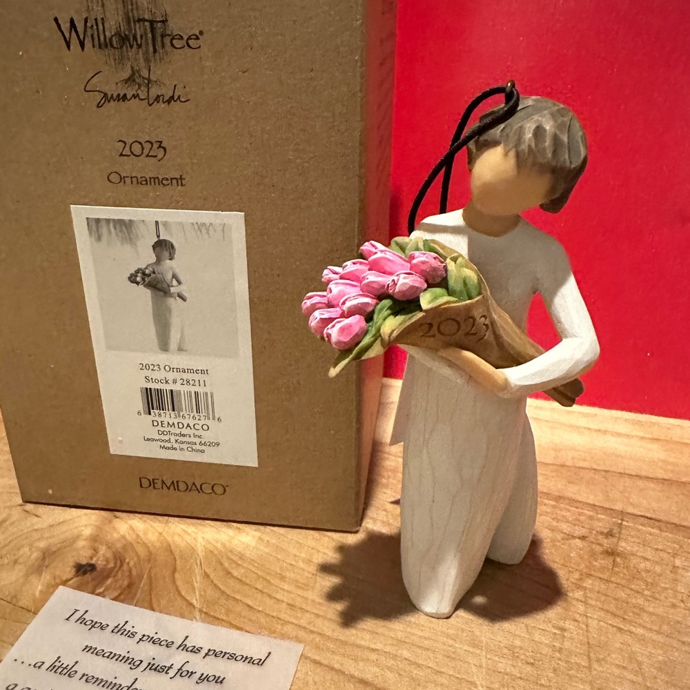 Willow Tree 2023 datedChristmas ornament